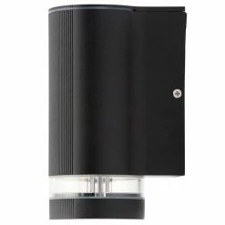 Revive Lighting Revive Outdoor Black Ridged Single Downlight 6 Revive Lighting Revive Outdoor Black Ridged Single Downlight -Revive Lighting Shop RV593BLK D2 460