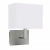 Revive Lighting Revive White / Silver Bedroom Wall Light