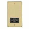 Revive Lighting Revive Shaver Socket Brushed Brass/Black