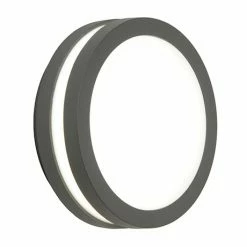 Revive Lighting Revive Outdoor Round Dark Grey Bulkhead & Ceiling Light