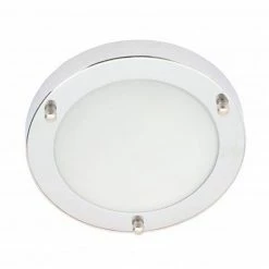 Revive Lighting Revive Chrome 1 X E14 Small Flush Ceiling Light