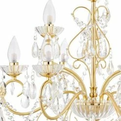 Revive Lighting Revive Brass 9 Light Bathroom Chandelier -Revive Lighting Shop RV714BRA D2 460