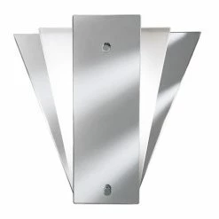 Revive Lighting Revive Art Deco Mirror Wall Light - Frosted Glass