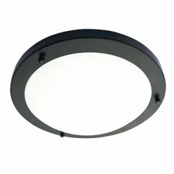 Revive Lighting Revive Satin Black 1 X E14 Small Flush Ceiling Light