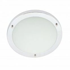Revive Lighting Revive Chrome 18W Large LED Flush Ceiling Light