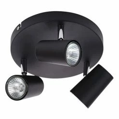 Revive Lighting Revive Black 3 Light Spotlight