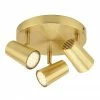 Revive Lighting Revive Satin Brass 3 Light Spotlight