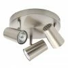 Revive Lighting Revive Satin Nickel 3 Light Spotlight