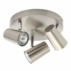 Revive Lighting Revive Satin Nickel 3 Light Spotlight