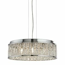 Revive Lighting Revive Contemporary Chrome Crystal Chandelier