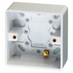 Revive Lighting Revive 25mm Single Pattress Box White