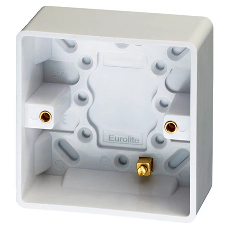 Revive Lighting Revive 25mm Single Pattress Box White 1 Revive Lighting Revive 25mm Single Pattress Box White