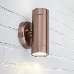 Revive Lighting Revive Outdoor Modern Copper Up & Down Wall Light