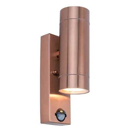 Revive Lighting Revive Outdoor PIR Modern Copper Up & Down Wall Light 5 Revive Lighting Revive Outdoor PIR Modern Copper Up & Down Wall Light - Image 5