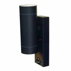 Revive Lighting Revive Outdoor PIR Modern Black Up & Down Wall Light -Revive Lighting Shop RV8094 D4 460