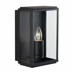 Revive Lighting Revive Outdoor Black Wall Lantern