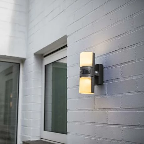 Revive Lighting Revive Outdoor PIR Rotatable Tubular Dark Grey Wall Light 3 Revive Lighting Revive Outdoor PIR Rotatable Tubular Dark Grey Wall Light - Image 3