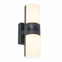 Revive Lighting Revive Outdoor PIR Rotatable Tubular Dark Grey Wall Light