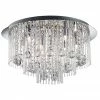 Revive Lighting Revive Chrome Crystal Flush Chandelier