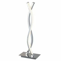 Revive Lighting Revive Chrome LED Twin Wavy Table Lamp