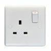 Revive Lighting Revive 1 Gang Switched Socket - White
