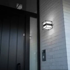 Revive Lighting Revive Outdoor Cube Dark Grey Wall Light -Revive Lighting Shop RV9201 D2 460