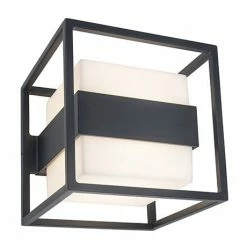 Revive Lighting Revive Outdoor Cube Dark Grey Wall Light