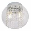 Revive Lighting Revive Chrome/Clear Glass 2-Light Cloche Ceiling Light