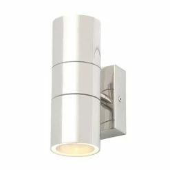 Revive Lighting Revive Outdoor Polished Stainless Steel Up & Down Wall Light
