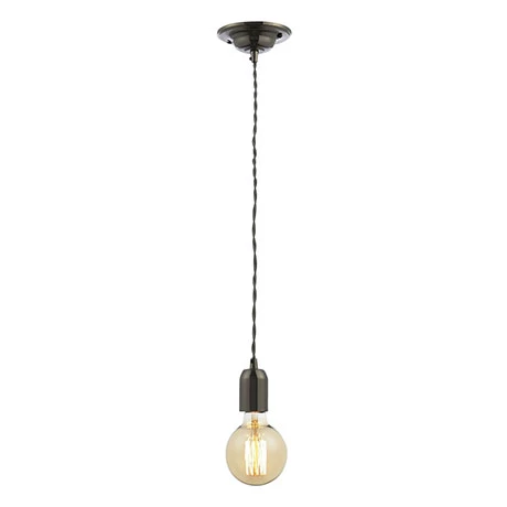 Revive Lighting Revive Grey Braided Cable Pendant Light 1 Revive Lighting Revive Grey Braided Cable Pendant Light