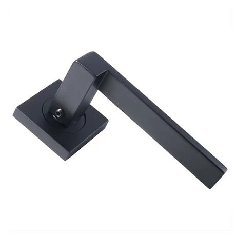 Revive Lighting Revive Decor Square Lever Door Handles - Matt Black 2 Revive Lighting Revive Decor Square Lever Door Handles - Matt Black - Image 2