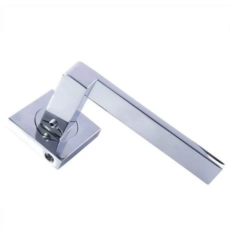 Revive Lighting Revive Decor Square Lever Door Handles - Polished Chrome 2 Revive Lighting Revive Decor Square Lever Door Handles - Polished Chrome - Image 2