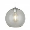 Revive Lighting Revive Clear Glass Ball Pendant Ceiling Light, 25cm