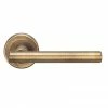 Revive Lighting Revive Lago Round Lever Door Handles - Antique Brass