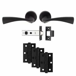 Revive Lighting Revive Elba Ultimate Door Handle Pack - Matt Black
