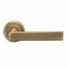 Revive Lighting Revive Nino Round Lever Door Handles - Antique Brass