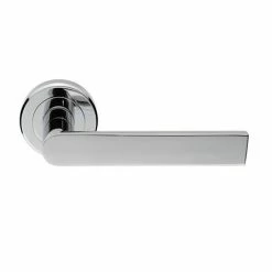 Revive Lighting Revive Nino Round Lever Door Handles - Polished Chrome