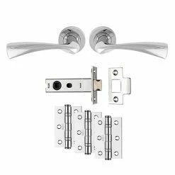 Revive Lighting Revive Elba Ultimate Door Handle Pack - Polished Chrome