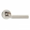 Revive Lighting Revive Santorin Round Lever Door Handles - Polished Nickel / Satin Nickel
