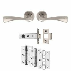 Revive Lighting Revive Elba Ultimate Door Handle Pack - Satin Nickel