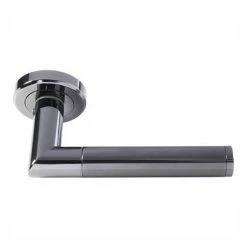 Revive Lighting Revive Vesta Round Lever Door Handles - Black Nickel 6 Revive Lighting Revive Vesta Round Lever Door Handles - Black Nickel -Revive Lighting Shop RVV2BN aa 460