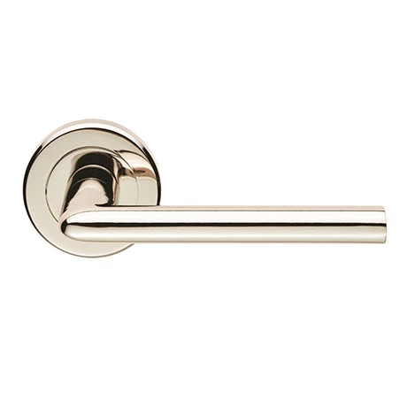 Revive Lighting Revive Vento Round Lever Door Handles - Polished Nickel 1 Revive Lighting Revive Vento Round Lever Door Handles - Polished Nickel