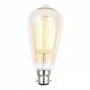 Revive Lighting Revive B22 LED Filament Bayonet Bulb - Amber Glass