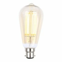 Revive Lighting Revive B22 LED Filament Bayonet Bulb - Amber Glass