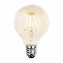 Revive Lighting Revive Small E27 LED Filament Globe Bulb - Amber Glass