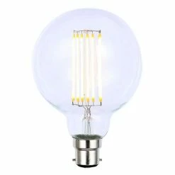 Revive Lighting Revive G80 LED Filament Globe Bayonet Bulb - Clear Glass