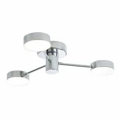 Revive Lighting Revive Chrome 3-Light LED Bathroom Ceiling Light